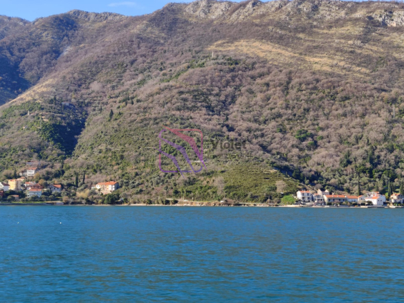 waterfront land for sale Kamenari Montenegro, development land Bay of Kotor investment, seafront land Montenegro 50000m2, real estate development Montenegro coast, land near Porto Montenegro investment opportunity, luxury project land Adriatic Montenegro,violet investment