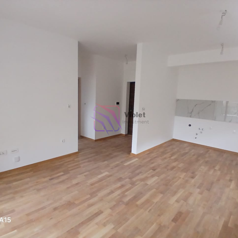 one bedroom apartment Becici for sale, apartment with sea view Becici Montenegro, new apartment Budva Riviera 46m2, property near beach Becici Montenegro, real estate investment Becici Budva, apartment 500m from sea Montenegro, violet investment