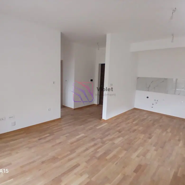 one bedroom apartment Becici for sale, apartment with sea view Becici Montenegro, new apartment Budva Riviera 46m2, property near beach Becici Montenegro, real estate investment Becici Budva, apartment 500m from sea Montenegro, violet investment