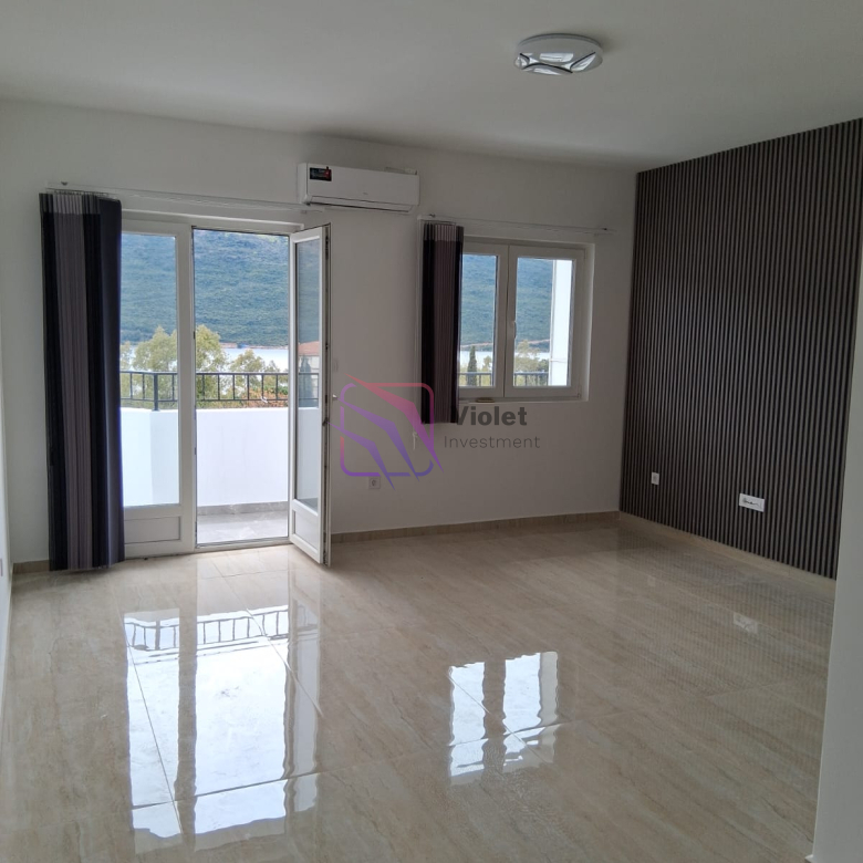 apartment for sale Kumbor Herceg Novi, property near Portonovi Montenegro, one bedroom apartment sea view Kumbor, real estate Herceg Novi Montenegro investment, apartment near Porto Novi marina sale, coastal property Montenegro 44m2, violet investment