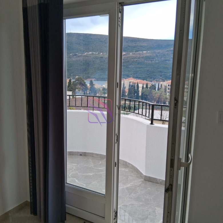 apartment for sale Kumbor Herceg Novi, property near Portonovi Montenegro, one bedroom apartment sea view Kumbor, real estate Herceg Novi Montenegro investment, apartment near Porto Novi marina sale, coastal property Montenegro 44m2, violet investment