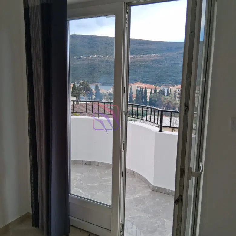 apartment for sale Kumbor Herceg Novi, property near Portonovi Montenegro, one bedroom apartment sea view Kumbor, real estate Herceg Novi Montenegro investment, apartment near Porto Novi marina sale, coastal property Montenegro 44m2, violet investment