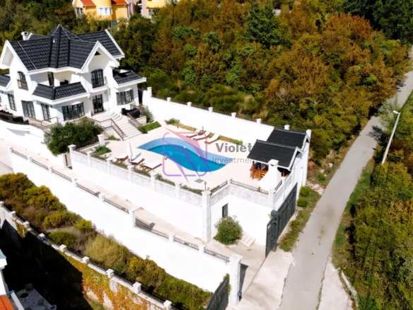 villa for sale Budva Markovici Montenegro, luxury villa Budva with pool and sea view, real estate Budva Montenegro villa investment, private villa Montenegro panoramic view, house Budva luxury property Montenegro,violet investment