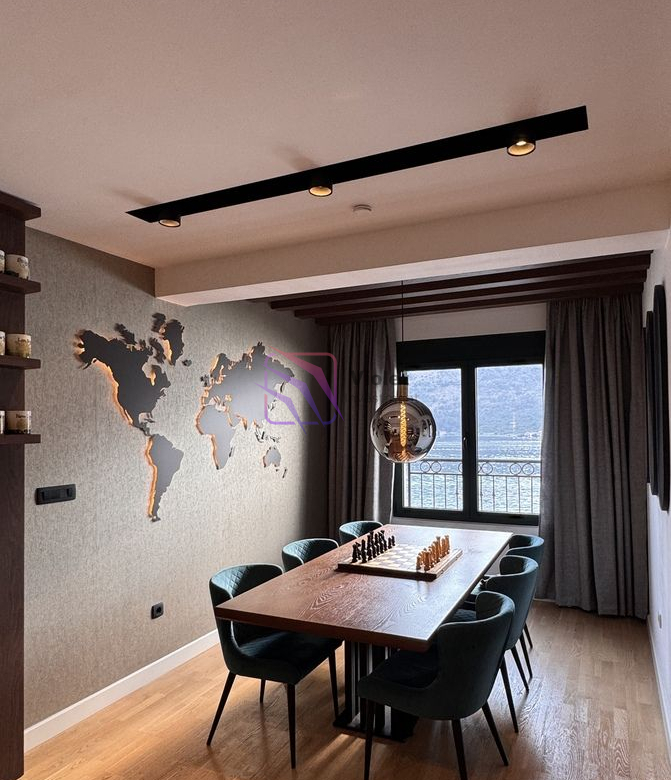 luxury apartment Dobrota Kotor sea view, apartment for sale Kotor Montenegro 85m2, property near sea Dobrota Montenegro, real estate Bay of Kotor luxury apartment, furnished apartment Kotor investment, apartment with garage Dobrota Montenegro,violet investment