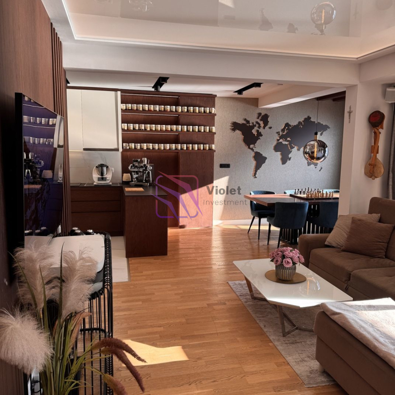 luxury apartment Dobrota Kotor sea view, apartment for sale Kotor Montenegro 85m2, property near sea Dobrota Montenegro, real estate Bay of Kotor luxury apartment, furnished apartment Kotor investment, apartment with garage Dobrota Montenegro,violet investment