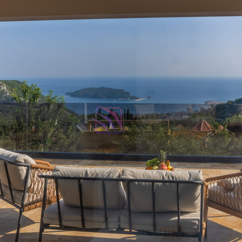 luxury villa Budva sea view pool, villa Markovici Budva for sale, panoramic sea view villa Montenegro, luxury property Budva Riviera, Mediterranean villa with pool Montenegro,violet investment, budva, markovici
