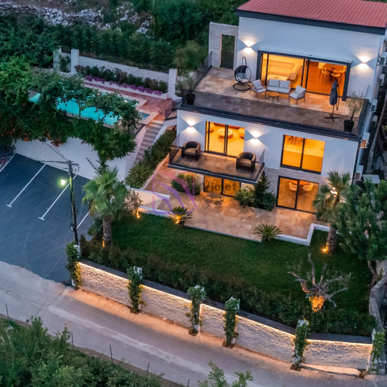 luxury villa Budva sea view pool, villa Markovici Budva for sale, panoramic sea view villa Montenegro, luxury property Budva Riviera, Mediterranean villa with pool Montenegro,violet investment, budva, markovici