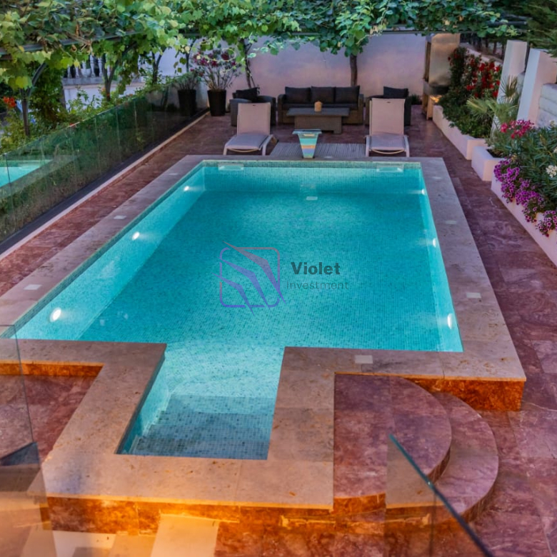 luxury villa Budva sea view pool, villa Markovici Budva for sale, panoramic sea view villa Montenegro, luxury property Budva Riviera, Mediterranean villa with pool Montenegro,violet investment, budva, markovici