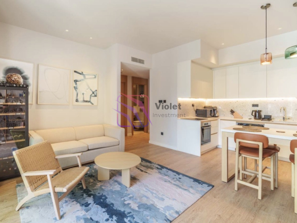 Boka Place apartment for sale Tivat 55m2, Porto Montenegro one bedroom apartment, luxury apartment Tivat Montenegro investment, Boka Place real estate Montenegro, furnished apartment Porto Montenegro for sale,violet investment , porto montenegro