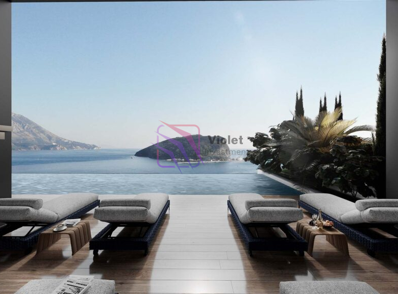 Radisson Collection Budva apartments for sale, hotel managed residences Montenegro Budva investment, luxury property Budva rental program Radisson, Montenegro real estate branded residences, Budva 5 star hotel apartments for sale,violet investment