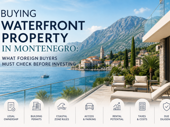Montenegro waterfront property, Montenegro real estate investment, foreign buyers Montenegro property, Montenegro coastal property, buy property in Montenegro,violet investment