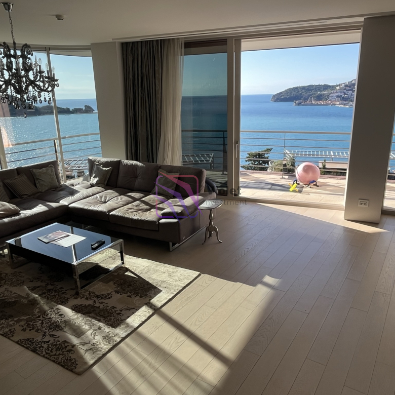 Dukley villa for rent Budva sea view, luxury villa Dukley Gardens Montenegro, waterfront villa rental Budva, pet friendly luxury villa Montenegro, Adriatic sea view villa for rent Budva,violet investment