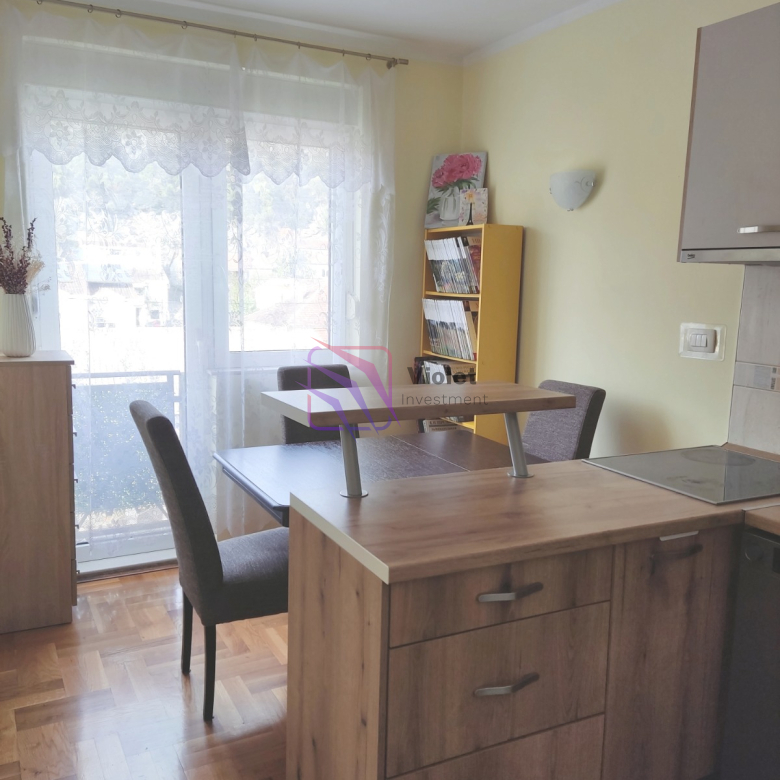 apartment for sale Blok 5 Podgorica 46m2 furnished, one bedroom apartment Podgorica parking included, real estate Podgorica Blok 5 investment property, apartment near TC Bazar Podgorica, Montenegro property fully equipped apartment,violet invesment