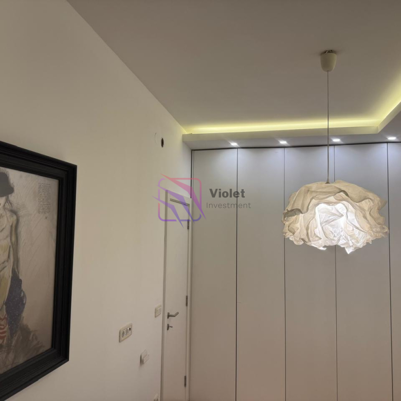 apartment for rent Budva center 2 bedroom, luxury rental Budva 108m2, long term rent Budva Montenegro apartment, modern apartment Budva near beach, real estate Budva rental central location,violet investment
