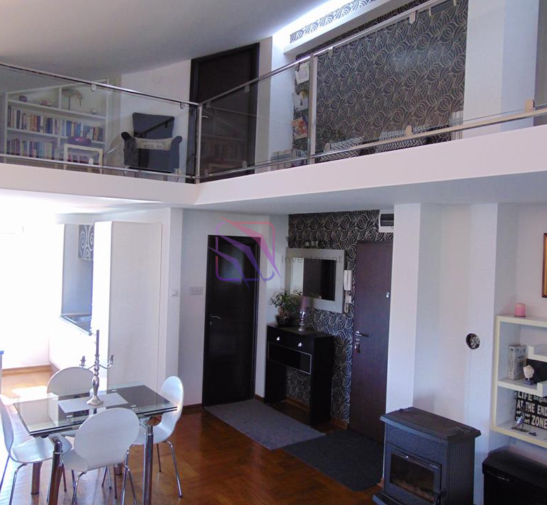 A modern and fully furnished Two-Bedroom duplex apartment For Rent,82 m²,City Centar,Podgorica