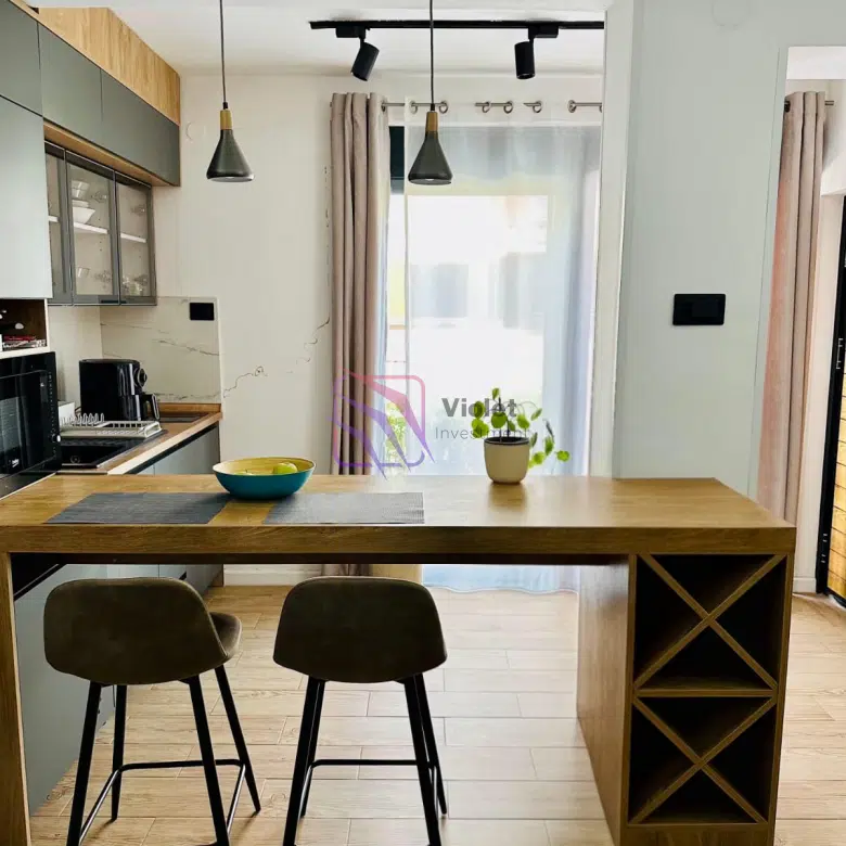 one bedroom apartment Budva Golubovina for sale, renovated apartment Budva with terrace, furnished apartment Budva investment property, apartment near schools Budva Montenegro, Golubovina real estate one bedroom apartment 33m2 with terrace,violet investment,budva