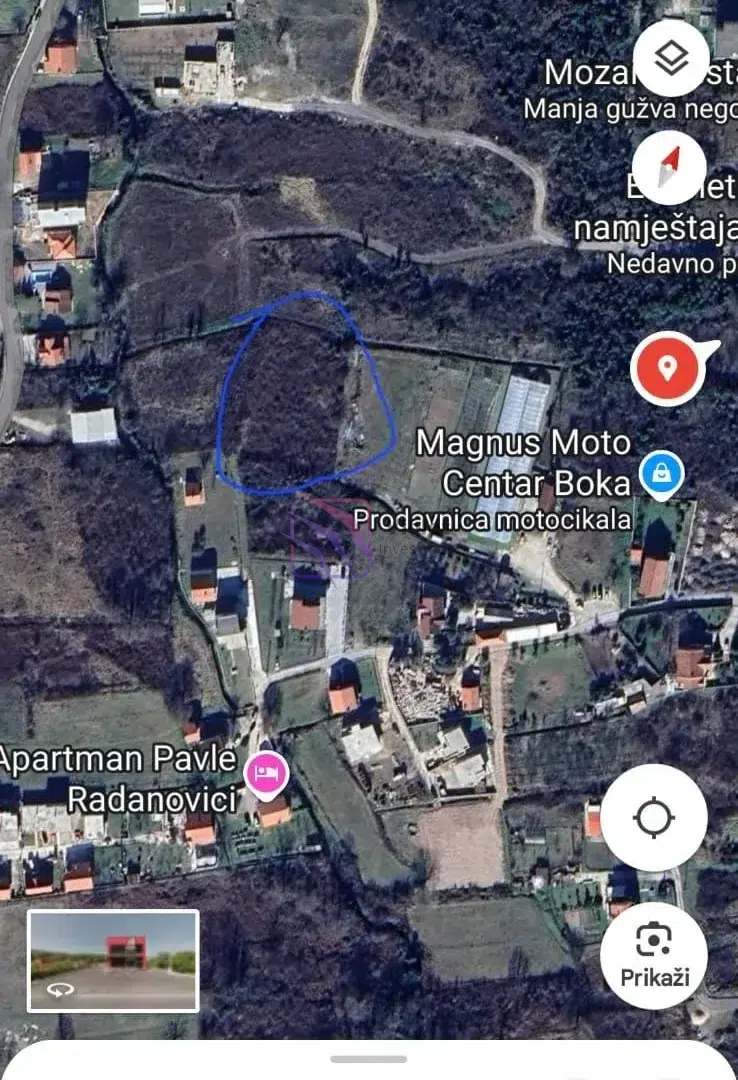urbanized land for sale Kotor Montenegro, Donja Sutvara investment land, development plot near Tivat and Budva, Montenegro coastal land investment, urbanized plot for residential project Montenegro,violet investment