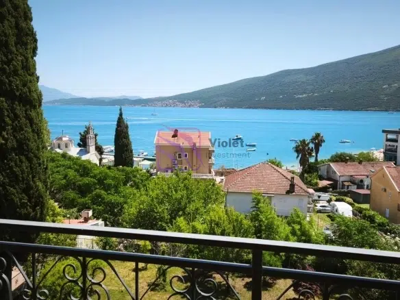 apartment for sale Đenovići, sea view apartment Herceg Novi, apartment near Portonovi, Montenegro coastal apartment for sale, furnished apartment Đenovići, apartment with underfloor heating Montenegro, Bay of Kotor real estate, investment property Herceg Novi, apartment with fireplace Montenegro, luxury apartment near Portonovi,violet investment