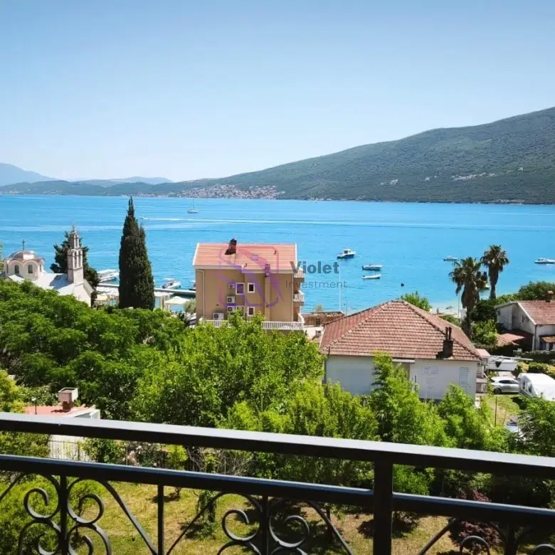 apartment for sale Đenovići, sea view apartment Herceg Novi, apartment near Portonovi, Montenegro coastal apartment for sale, furnished apartment Đenovići, apartment with underfloor heating Montenegro, Bay of Kotor real estate, investment property Herceg Novi, apartment with fireplace Montenegro, luxury apartment near Portonovi,violet investment