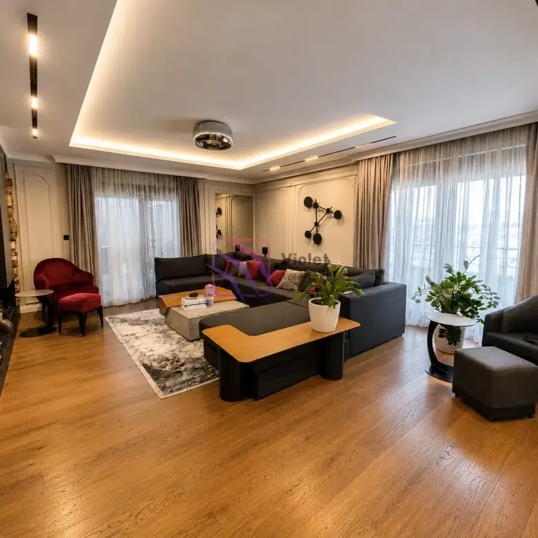 luxury penthouse Podgorica, penthouse for sale Pobrežje, luxury apartment Montenegro, smart home penthouse Podgorica, designer apartment Podgorica, Alisa Design penthouse, apartment with home cinema Montenegro, luxury real estate Podgorica, premium property Montenegro, penthouse with garage Podgorica,violet investment