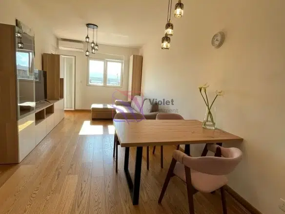 one bedroom apartment for sale City Kvart, apartment for sale Podgorica, New City apartment Podgorica, KIPS apartment City Kvart, 46m2 apartment Podgorica, investment property City Kvart, modern apartment Montenegro, apartment near Big Fashion Podgorica, west facing apartment Podgorica, real estate City Kvart,violet investment