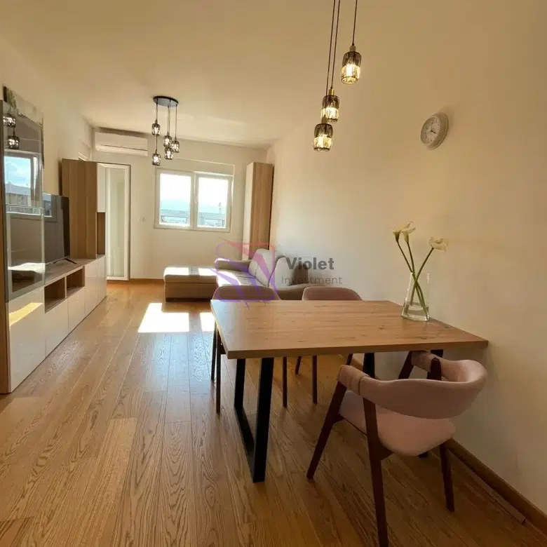 one bedroom apartment for sale City Kvart, apartment for sale Podgorica, New City apartment Podgorica, KIPS apartment City Kvart, 46m2 apartment Podgorica, investment property City Kvart, modern apartment Montenegro, apartment near Big Fashion Podgorica, west facing apartment Podgorica, real estate City Kvart,violet investment