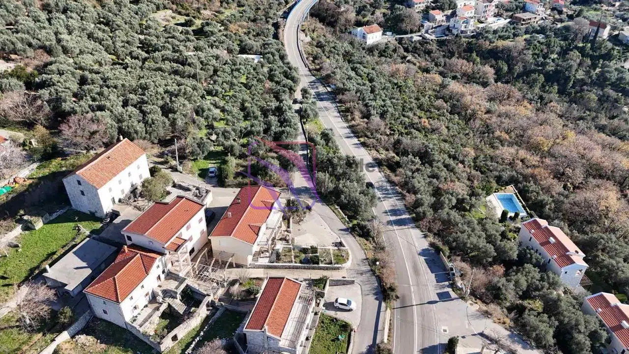 land for sale Reževići, sea view land Montenegro, development land Budva Riviera, luxury villa plot Reževići, land near Sveti Stefan, investment land Montenegro coast, 1700m2 land Reževići, sea view property Montenegro, olive grove land for sale, luxury development opportunity Budva,violet investment