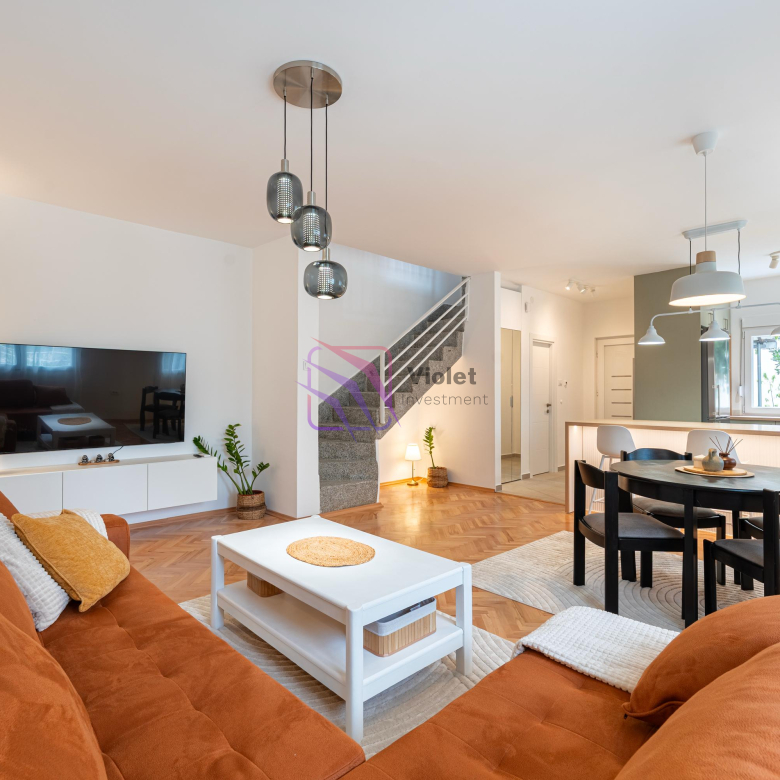 luxury apartment for rent Podgorica, three bedroom apartment Dalmatinska, furnished apartment Podgorica rental, apartment with parking Podgorica, executive rental Podgorica, family apartment for rent Montenegro, luxury real estate Podgorica, apartment with underfloor heating Podgorica,violet investment