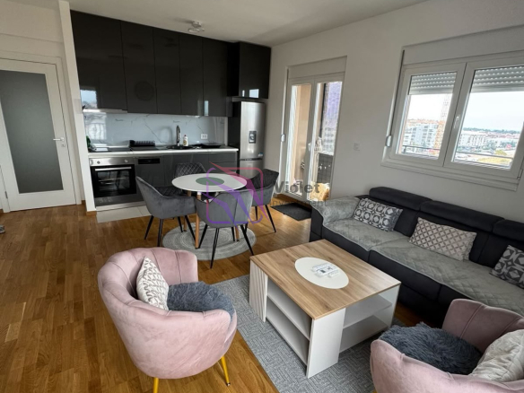 For Rent – Fully Furnished Two-Bedroom Apartment, Master Block 8-8 (Bemax), Stari Aerodrom, Podgorica