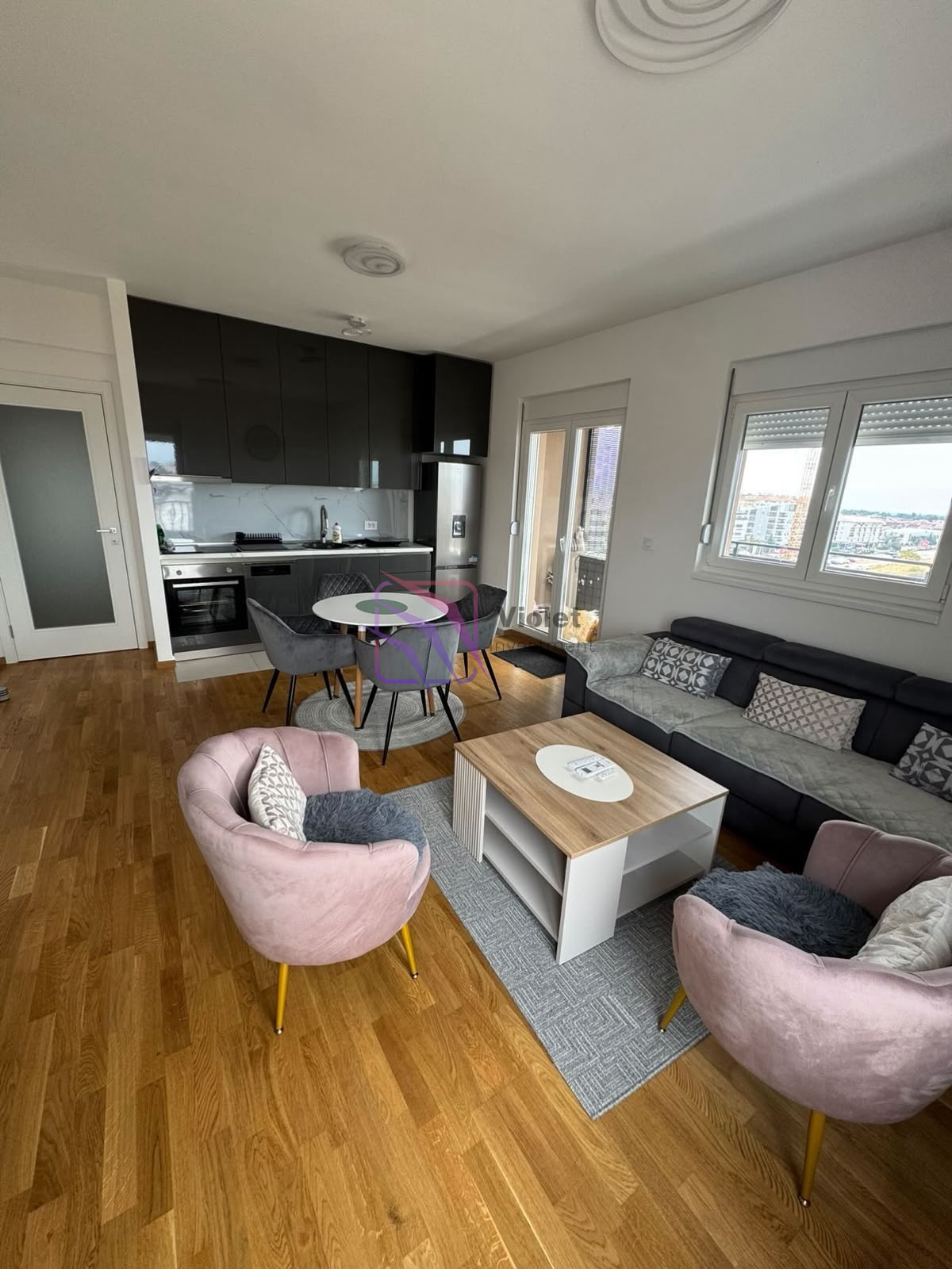 WhatsApp Image 2026-06-23 at 09.59.58 (4) For Rent – Fully Furnished Two-Bedroom Apartment, Master Block 8-8 (Bemax), Stari Aerodrom, Podgorica
