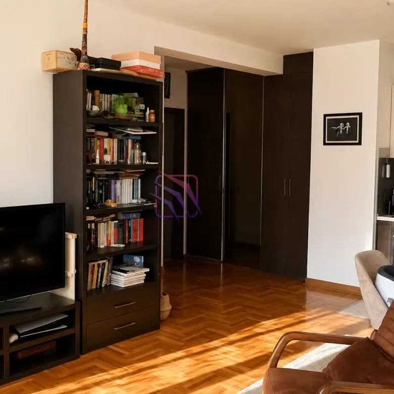 one bedroom apartment for sale Vezirov Most, apartment for sale Podgorica, apartment near Gorica Hill, apartment near Morača River, 54m2 apartment Podgorica, partially furnished apartment Montenegro, apartment with balcony Podgorica, investment apartment Podgorica, property for sale Vezirov Most, real estate Podgorica