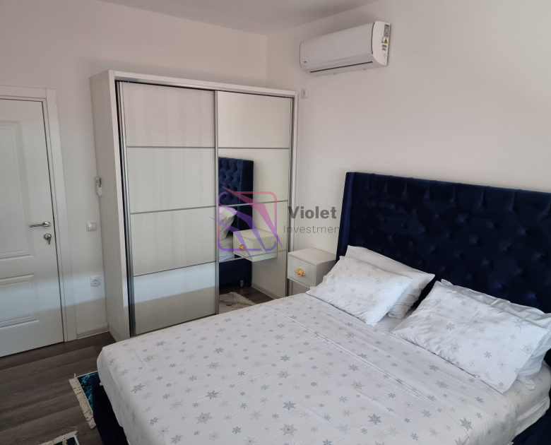 one bedroom apartment for sale Ulcinj, furnished apartment Ulcinj, apartment near Velika Plaža, 45m2 apartment Montenegro, new construction apartment Ulcinj, apartment near Voli Ulcinj, investment apartment Ulcinj, apartment with free parking Montenegro, coastal property Montenegro, affordable apartment Ulcinj