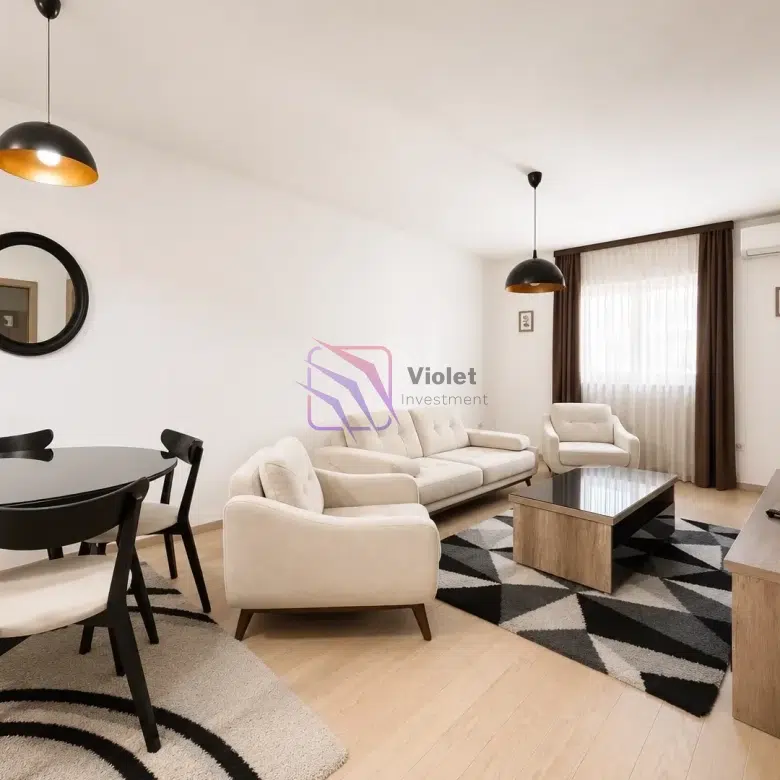 one bedroom apartment for sale City Kvart, apartment for sale Podgorica, furnished apartment City Kvart, Zetagradnja apartment Podgorica, 47m2 apartment Podgorica, investment apartment Montenegro, apartment near Sicilia City Kvart, property for sale Podgorica, furnished apartment Montenegro, real estate City Kvart,violet investment