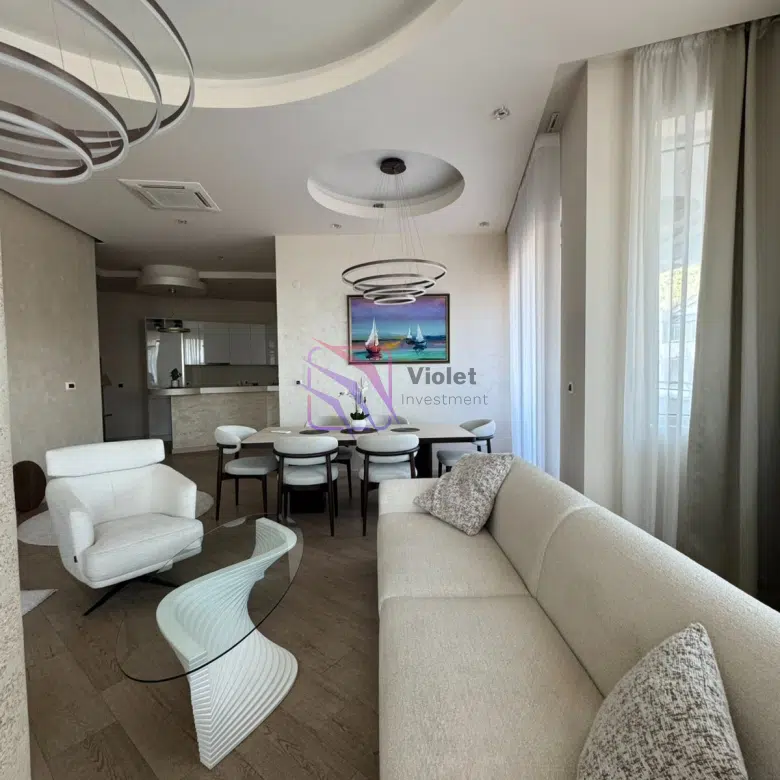 Luxury Two-Bedroom Apartment for Rent – 117 m² | Jadranski Bulevar, Budva