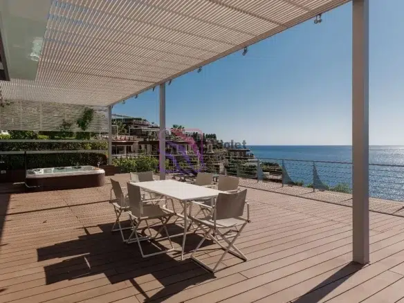 Luxury Four-Bedroom Sea View Penthouse for Sale 461 m² Jacuzzi & Expansive Terrace Dukley Gardens, Budva