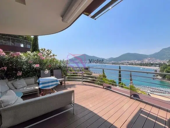 Luxury Two-Bedroom Sea View Villa for Sale 157 m² Dukley Gardens, Budva