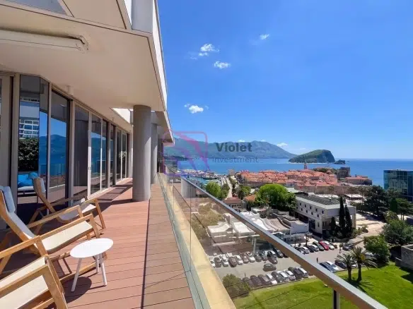 Luxury Two-Bedroom Sea View Residence for Sale 181 m² Dukley Residences, Budva
