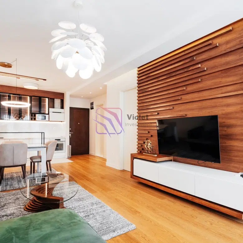 Luxury One-Bedroom Apartment For Rent | 57 m² | Linea Building, Capital Plaza | Podgorica |