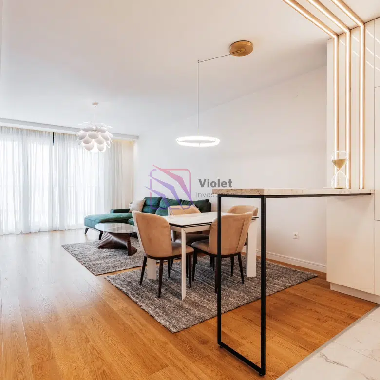 Luxury One-Bedroom Apartment For Rent | 57 m² | Linea Building, Capital Plaza | Podgorica |