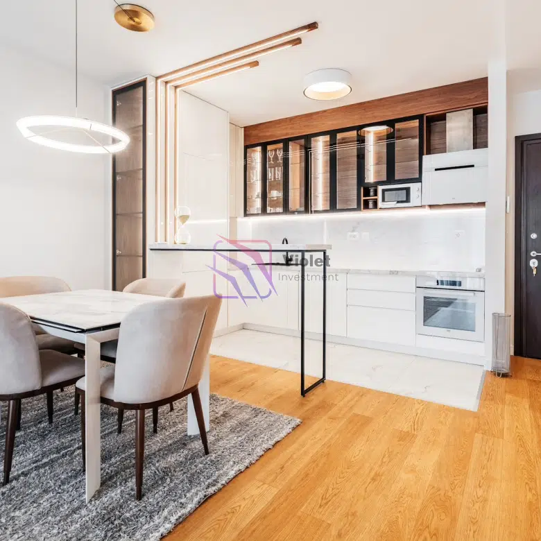 Luxury One-Bedroom Apartment For Rent | 57 m² | Linea Building, Capital Plaza | Podgorica |