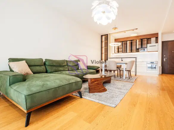 Luxury One-Bedroom Apartment For Rent | 57 m² | Linea Building, Capital Plaza | Podgorica |