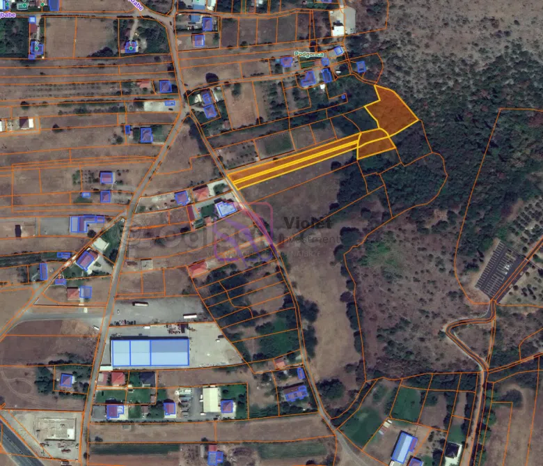 Agricultural Land for Sale 4,260 m² Development Potential Dajbabe, Podgorica