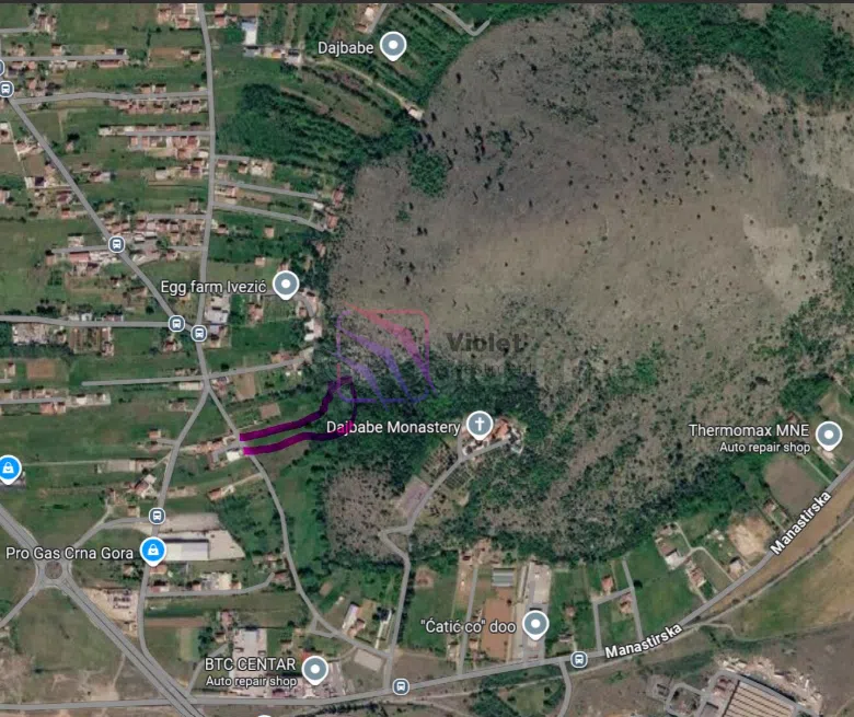 Agricultural Land for Sale 4,260 m² Development Potential Dajbabe, Podgorica